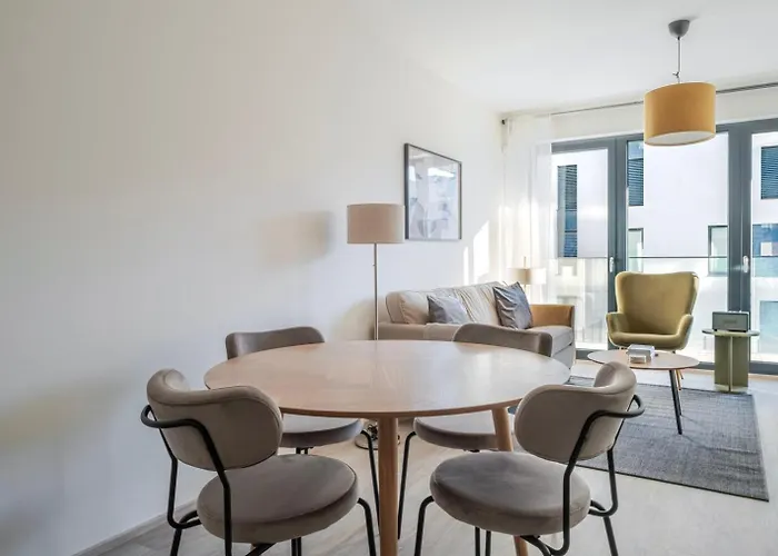 Апартаменты Blueground Zizkov Balcony Nr Vitkov Hill Prg-82 Прага